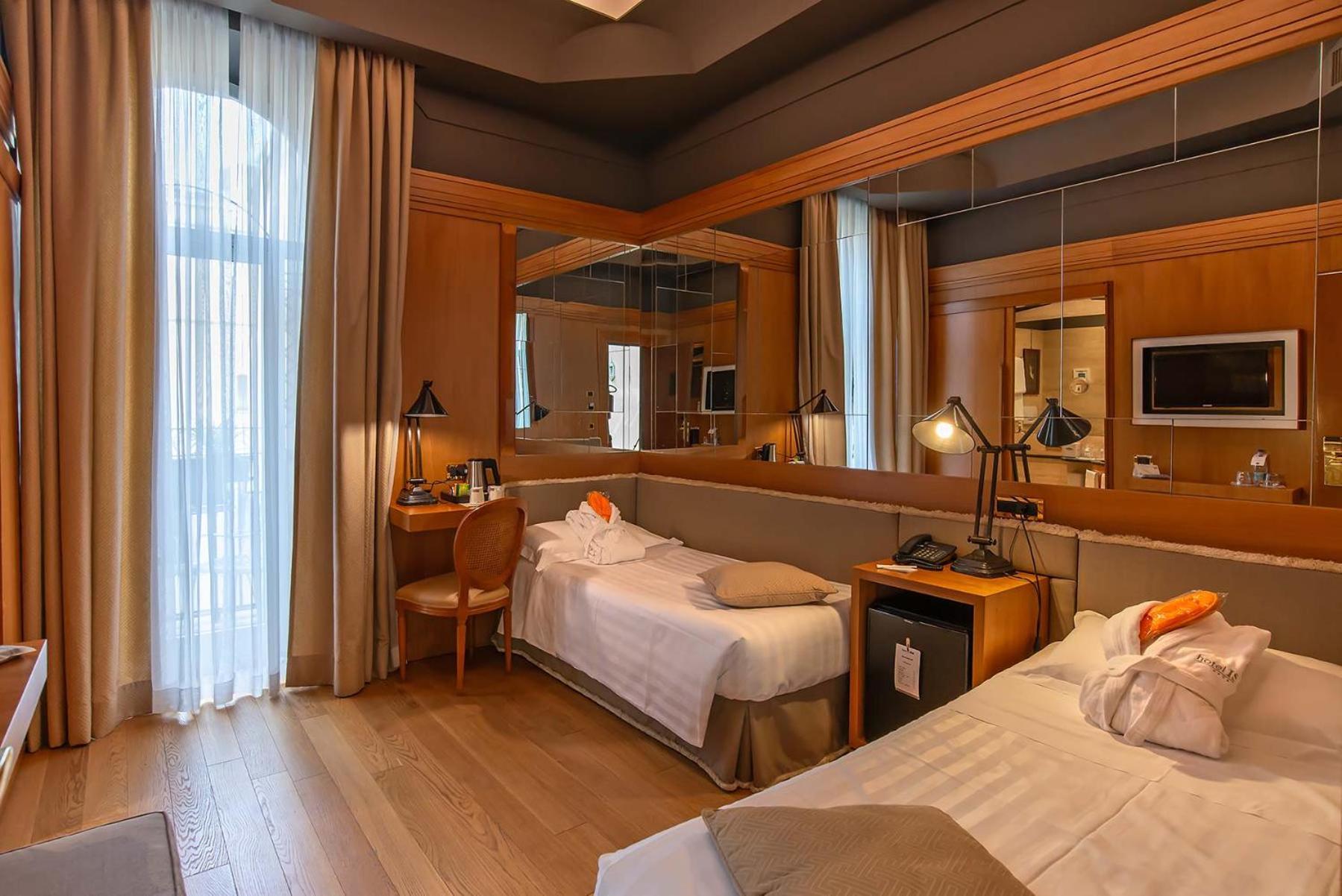 Two Connecting Double Rooms