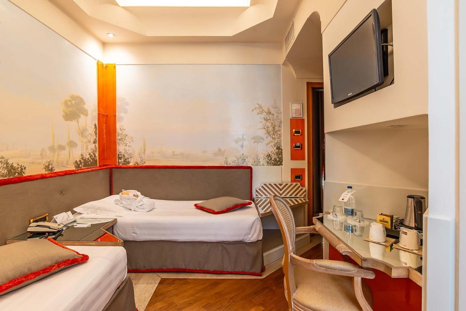 Two Connecting Double Rooms