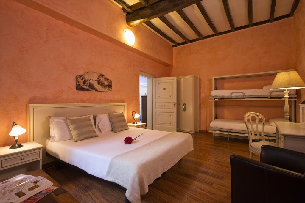 Superior Quadruple Room with 1 double bed and 1 bunk bed